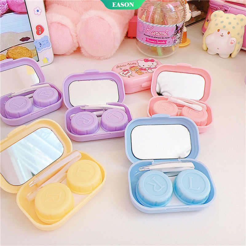 SANRIO 2022 Hộp Đựng Kính Áp Tròng Mini Họa Tiết Melody /My Melody /Cinnamoroll Đáng Yêu Phong Cách Nhật Bản