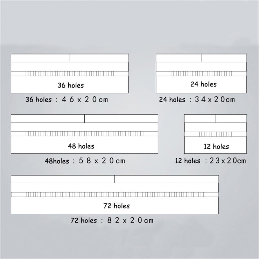 Túi Cuộn Đựng Bút 12 / 24 / 36 / 48 / 72 Lỗ Bằng Vải Bạt
