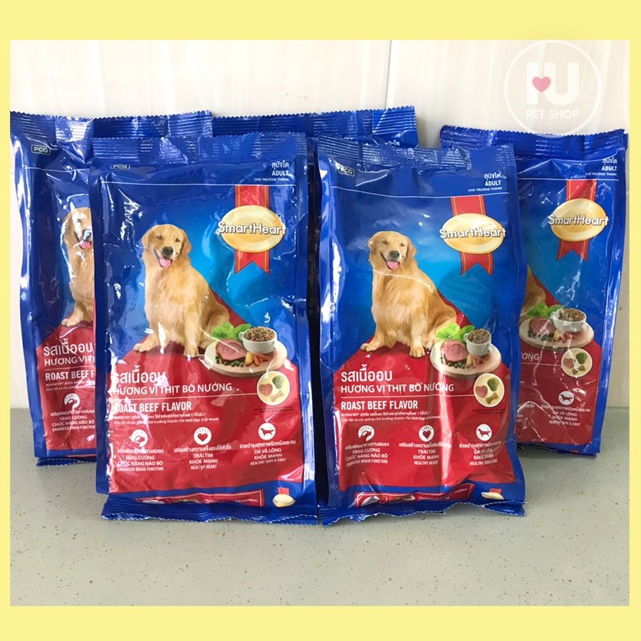 Thức Ăn Cho Chó SmartHeart Gói 400g Dành Cho Chó Trưởng Thành Vị Thịt Bò Nướng Bổ Sung Dầu Cá - Bobo Pet Shop Hà Nội