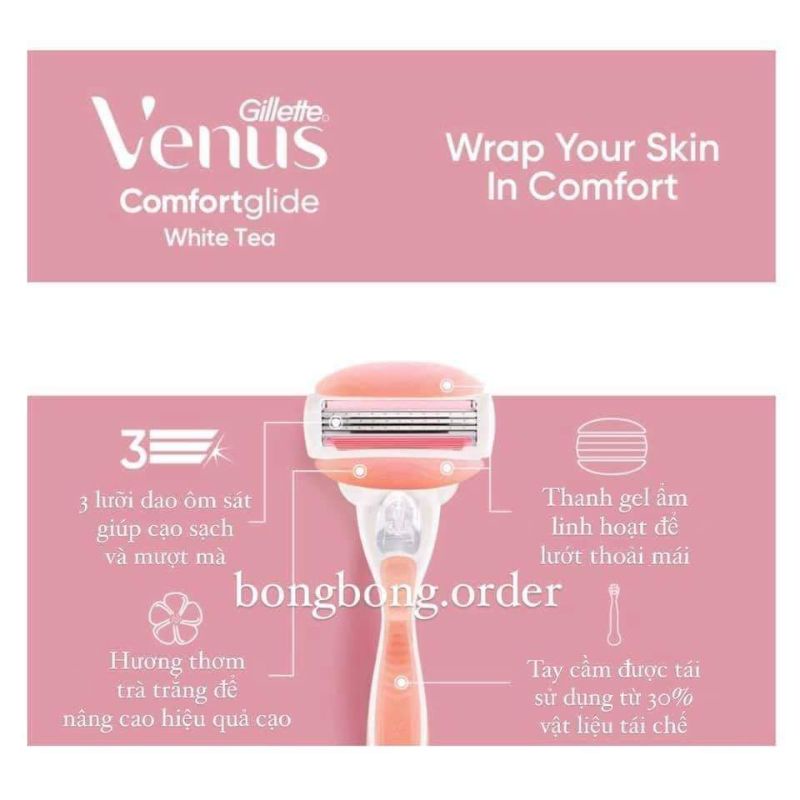 DAO CẠO DÀNH CHO NỮ GILLETTE VENUS SET 2 DAO