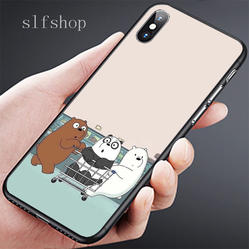 Ốp Lưng Mềm In Hình We Bare Bears Cho Sony M4 M5 T3 L1 L2 C C3 C4 C5 C6