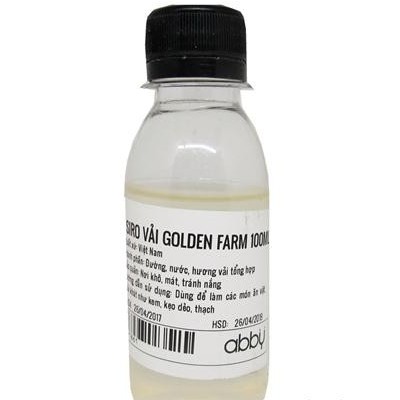 SIRO VẢI GOLDEN FARM - CHAI 100ML