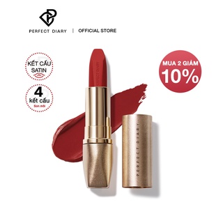 Son Satin Perfect Diary lâu trôi vỏ vàng sang chảnh 12 màu 3g