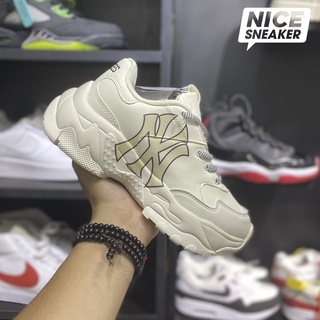Giày mlb ny trắng chữ vàng - phiên bản 1:1 chuẩn | nice sneaker .