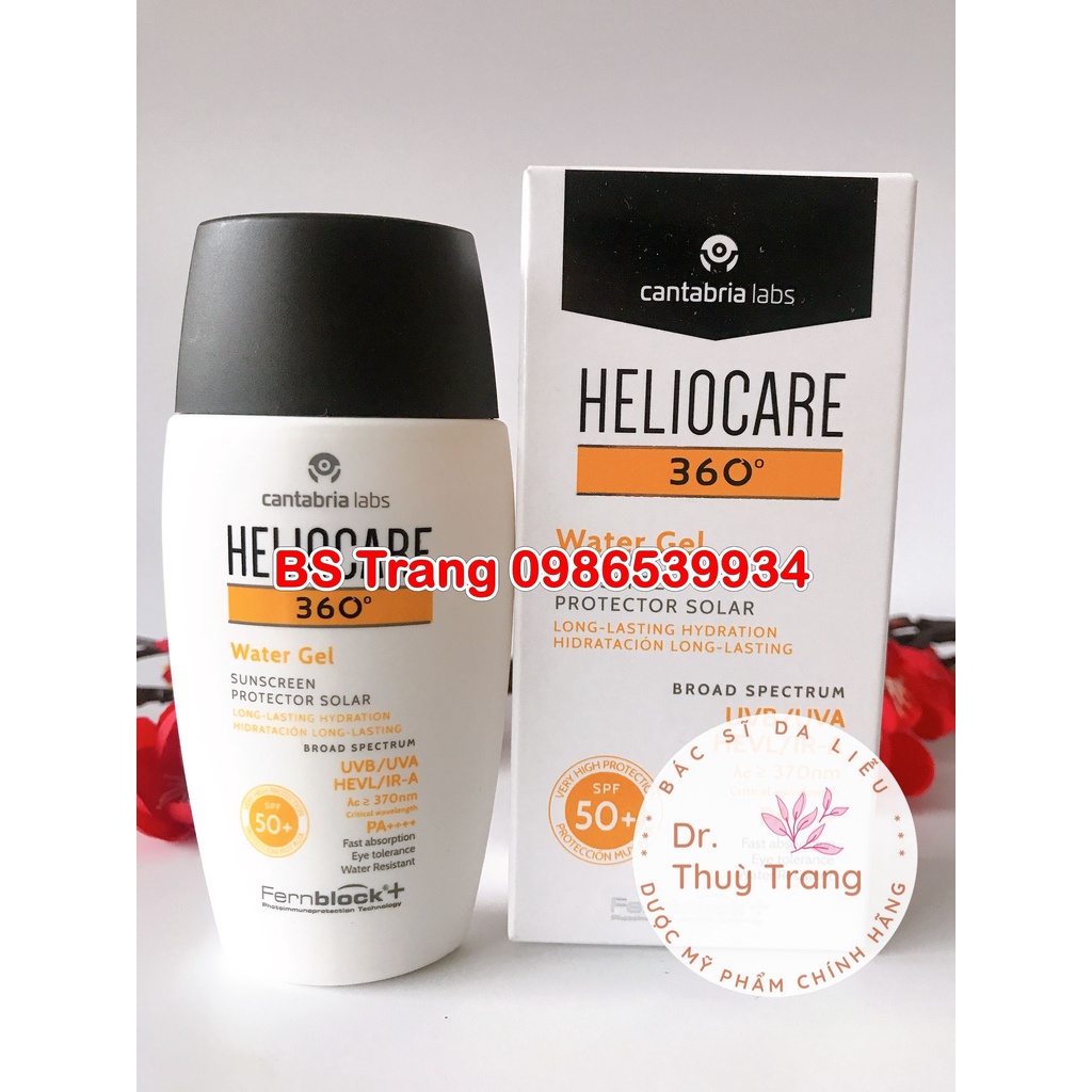 [HÀNG NHẬP KHẨU] Kem chống nắng Heliocare Water Gel SPF50