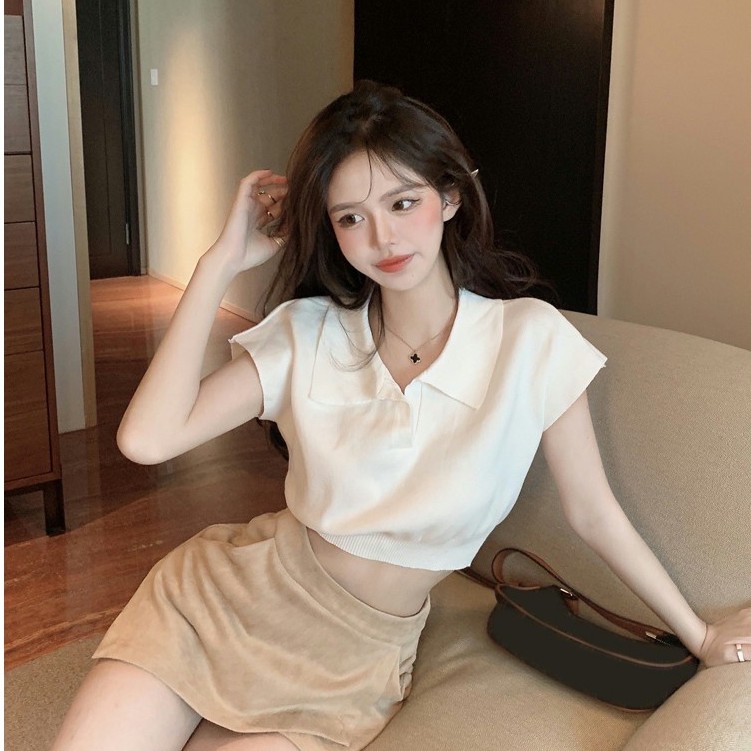 [ Mã 11FASHIONSALE1 giảm 10K đơn 50K ] Áo thun polo nữ tay ngắn thời trang Hàn Quốc | WebRaoVat - webraovat.net.vn