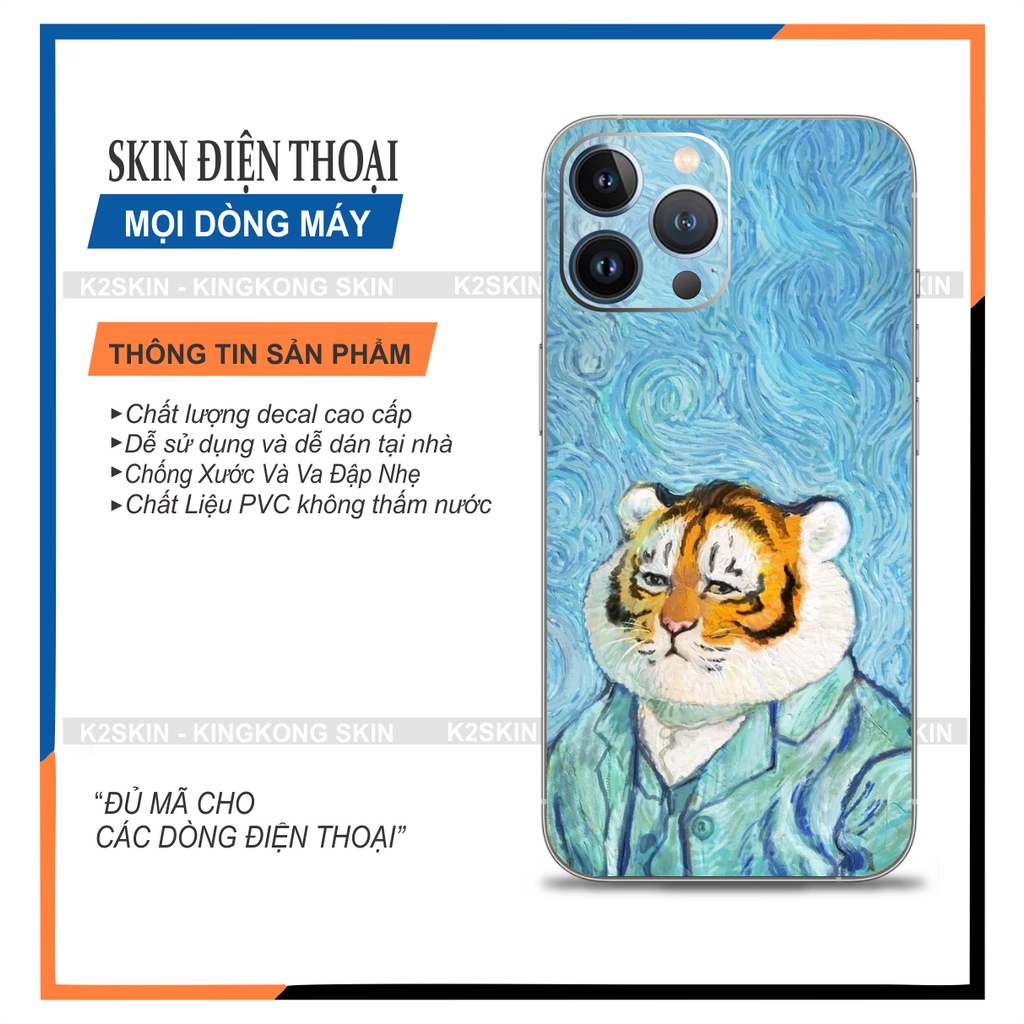 Miếng dán Skin dành cho Androi và Iphone các loại 6/6s/7/8/ 7plus/11/11pro/11promax/12pro/12promax/13/13promax (SKU 222)