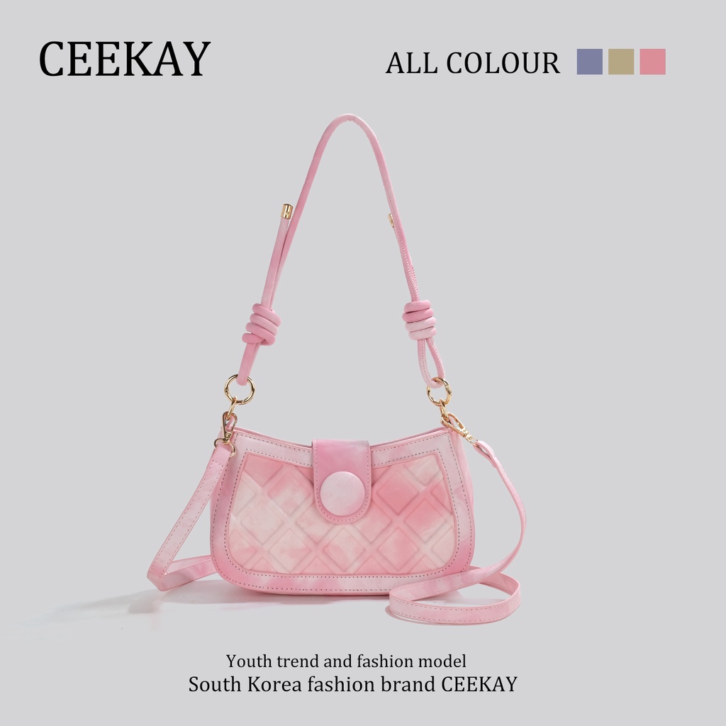 Túi Ceekay chính hãng kẹp nách phối màu độc đáo