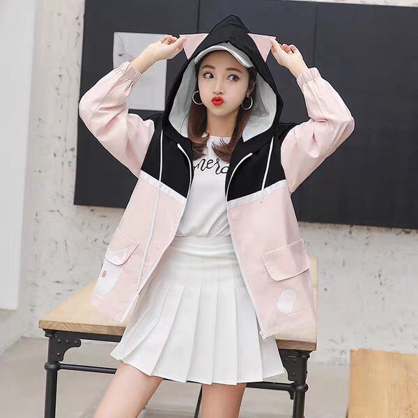 Áo khoác nữ, Áo khoác nữ gió dù 2 lớp chống nắng cá tính đẹp siêu hot | BigBuy360 - bigbuy360.vn