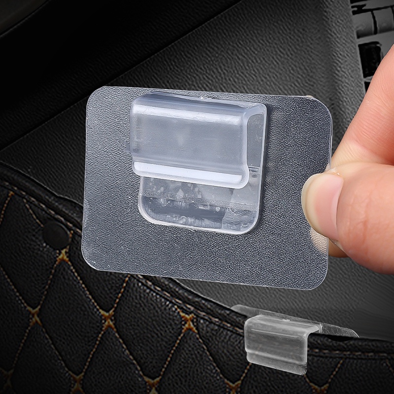 Bộ 10 Miếng Dán Cố Định Bàn Chân Trong Suốt Chống Trượt Dành Cho Xe Hơi