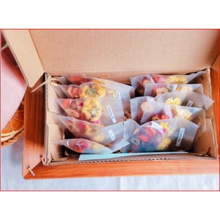 [Freeship+ sales]hộp quà tặng trà gói hoa các loại 10 gói đẹp da,chống lão hóa da _trathaomocvivi