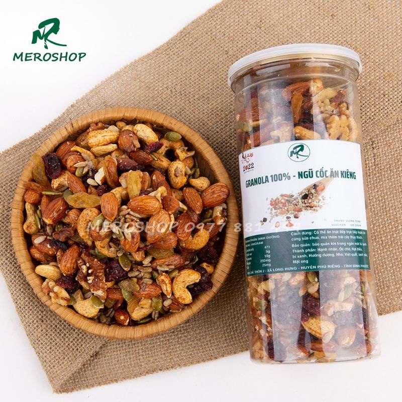 300GRAM GRANOLA - NGŨ CỐC NGUYÊN HẠT