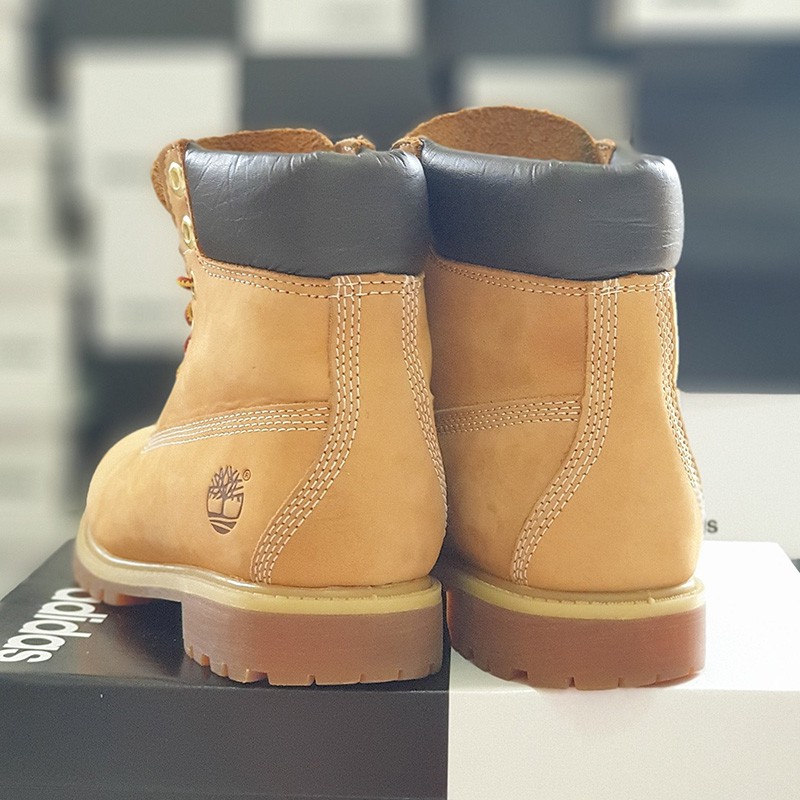 Giày boot da thật hiệu Timberland, size 36-37, real 2hand