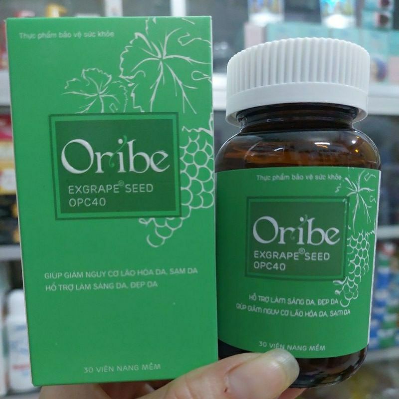 VIÊN UỐNG SÁNG ĐẸP DA,LOẠI BỎ SẠM NÁM ORIBE HỘP 30 VIÊN,HÀNG CHÍNH HÃNG