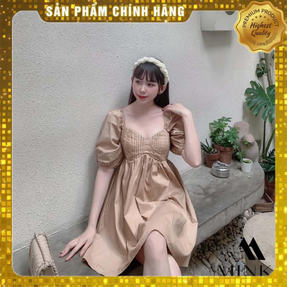 [MÃ XIA FREEHIP] ĐẦM XẾP LY NGỰC - Chất Liệu Kaki Thun Nhập Khẩu - 3 màu Trắng/ Nude/ Hồng [HÀNG THIẾT KẾ] | BigBuy360 - bigbuy360.vn