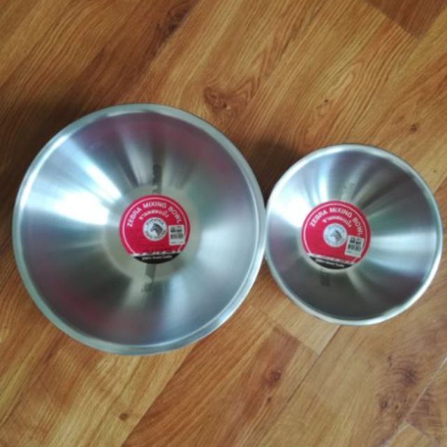 Thau Trộn Inox Zebra 18cm-1200ml,21cm-2000ml,24cm-3200ml-135018,135021,135024
