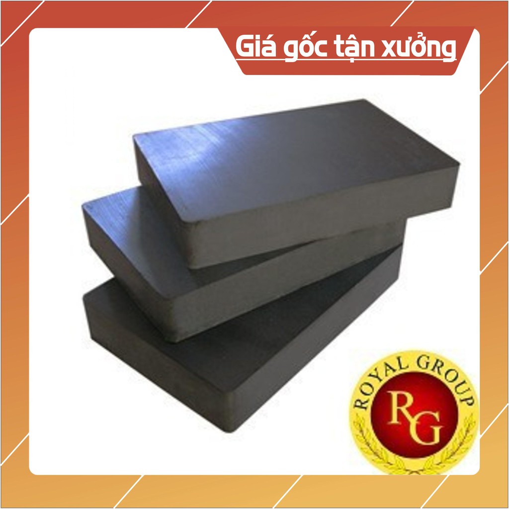 Nam châm Ferrite 150x50x25mm, loại nam châm đen siêu to, siêu mạnh lực hút xa