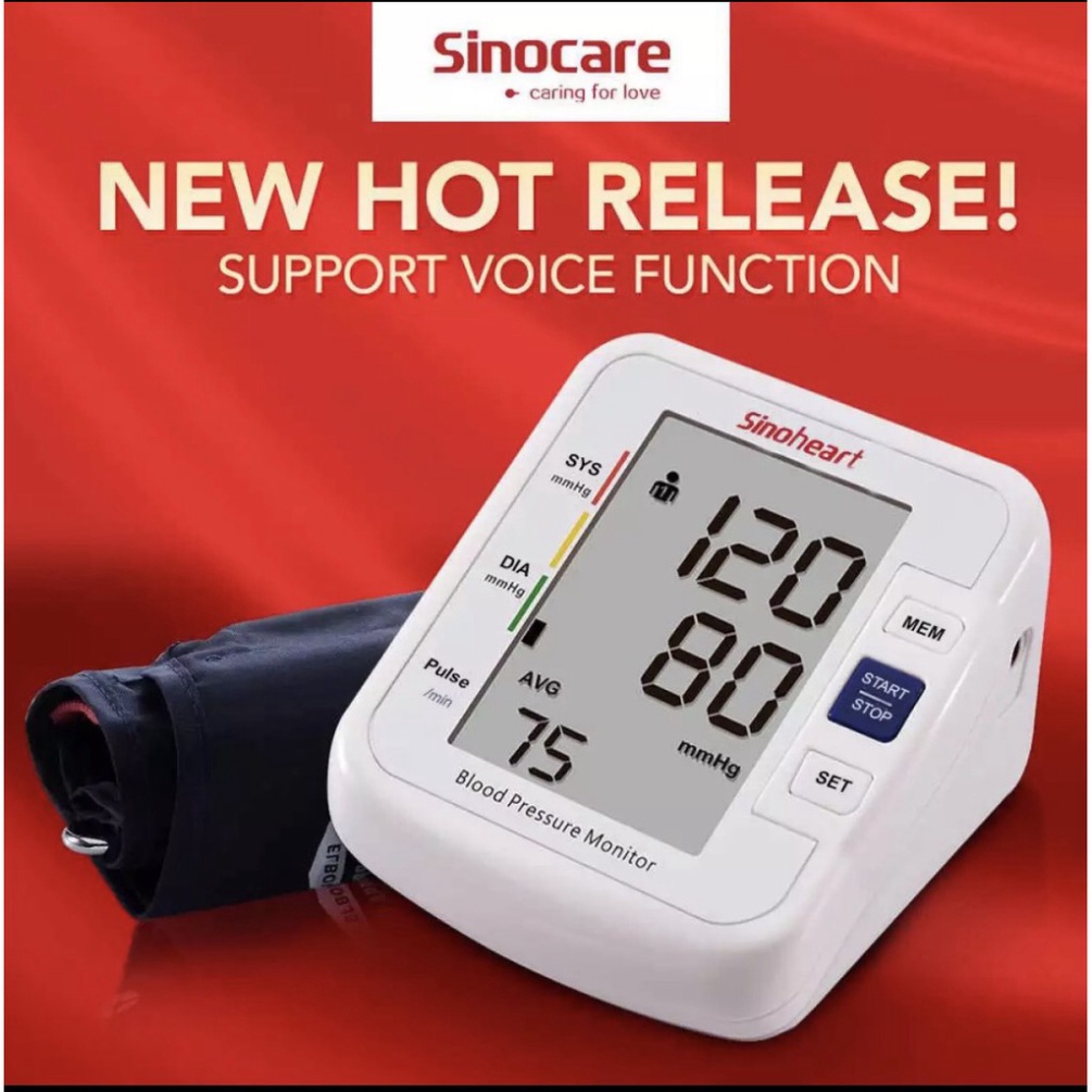 [SIEU SALE] * Máy đo huyết áp Sinocare BA-801 Chính Hãng giá rẻ