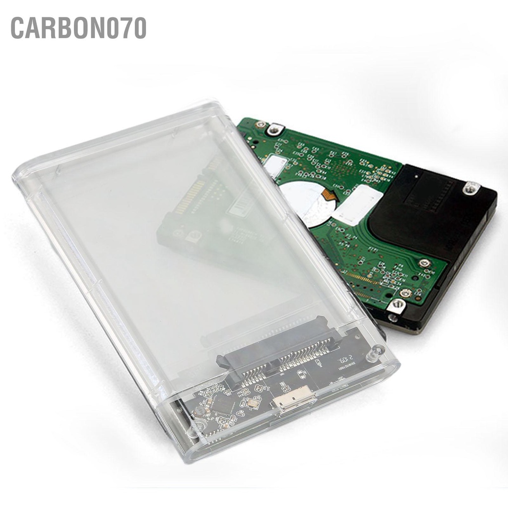 Hộp Đựng Ổ Cứng Di Động HDD 2.5in SATA Serial USB3.0 5Gbps Trong Suốt HHD SSD 2.5in