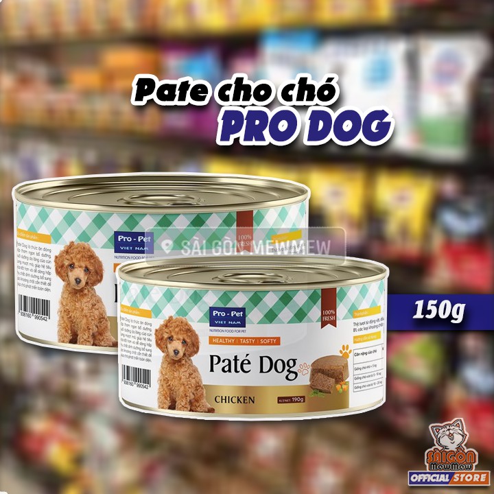 Pate cho chó Pro Pet 190g vị gà