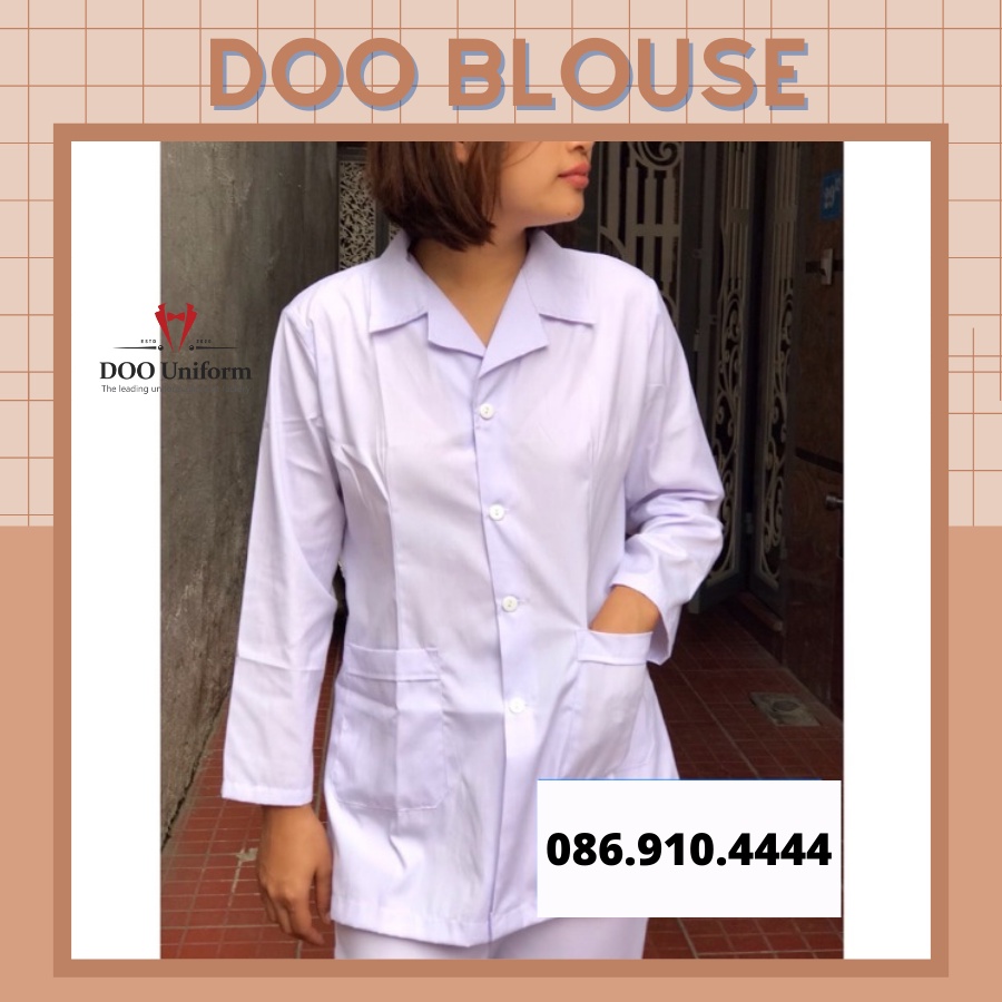 [DOO BLU] Áo Blu cho dược sĩ, bác sĩ và y tá