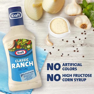 SỐT SALAD PHONG CÁCH CỔ ĐIỂN Kraft Classic Ranch Salad Dressing 473ml (16oz)