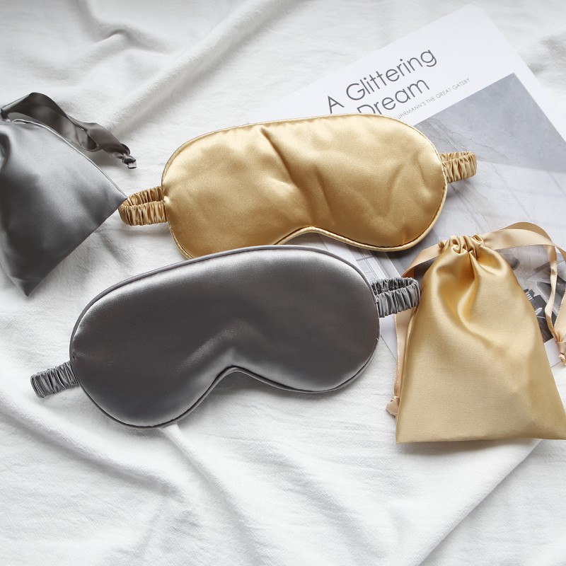 Mặt Nạ Ngủ Mềm Mại 3d Tự Nhiên Kèm Túi Đựng Cho Nam Nữ