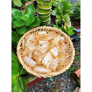 Bánh tráng cuốn mỡ hành