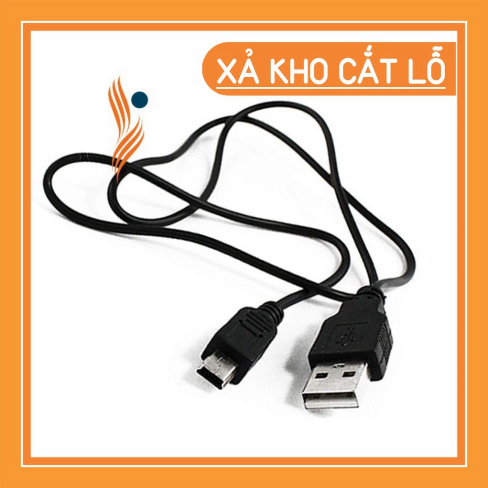 Dây MP3 giá rẻ (Xả Kho) Dây cáp sạc USB 5 chấu cho điện thoại , máy nghe nhạc mp3 , mp4 Camera