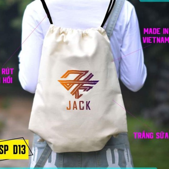 Balo Jack , Balo dây rút jack đóm in theo yêu cầu