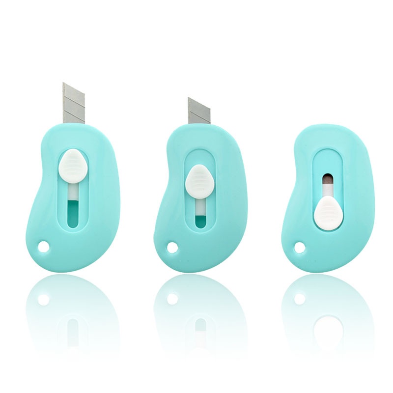 Dao rọc giấy rẻ mini cao cấp - nhiều màu - 35mm x 55mm - dao rọc giấy cute văn phòng - MIYABI STORE