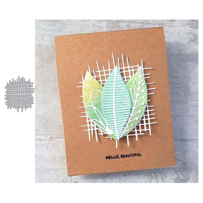 Khuôn cắt giấy trang trí thủ công kiểu lưới kim loại bắt mắt