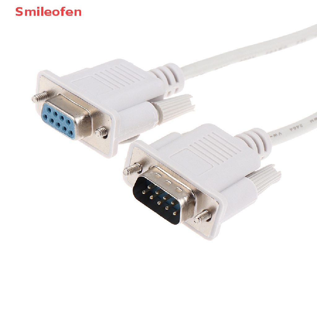 Dây Cáp Nối Dài Cổng 1.5M 9-Pin RS232 DB9 Male Sang Female Trực Tiếp Mới