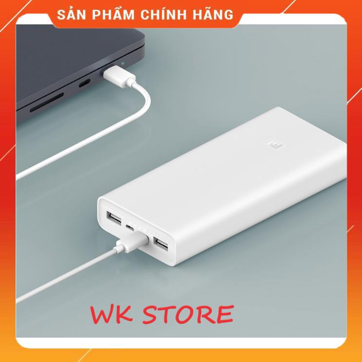 Sạc dự phòng Xiaomi gen 3 20.000 mAh hàng chính hãng,BH 1 năm