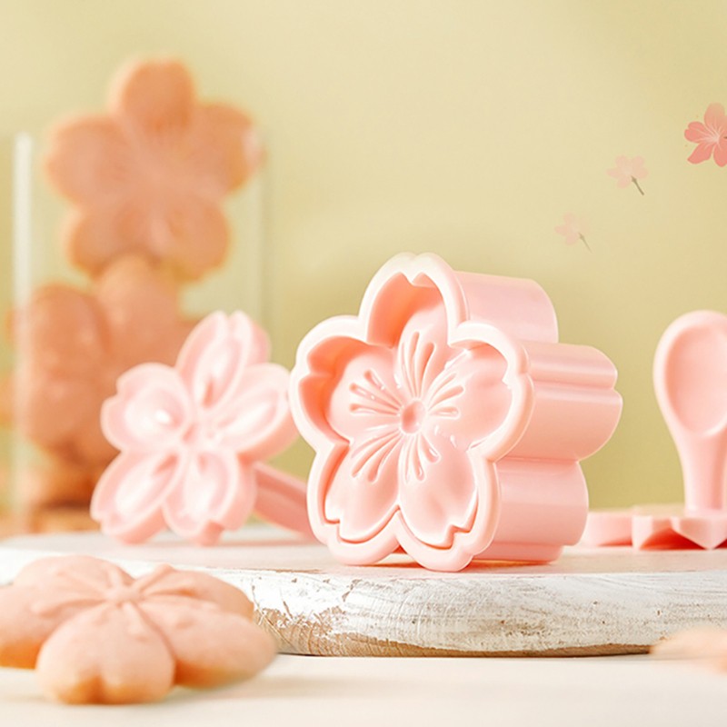 Bộ 5 Khuôn Cắt Bánh Quy Hình Hoa Anh Đào