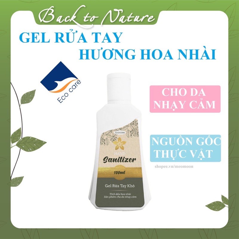 Nước rửa tay khô cho trẻ em, da nhạy cảm hương Nhài Ecocare | BigBuy360 - bigbuy360.vn