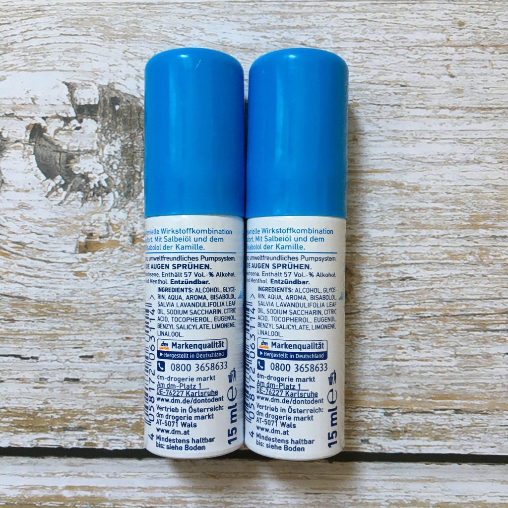 Xịt thơm miệng DONTODENT COOL FRESH MUNDSPRAY 15ml, giúp khử mùi, diệt khuẩn. Loại bỏ mùi hôi, giúp hơi thở thơm mát