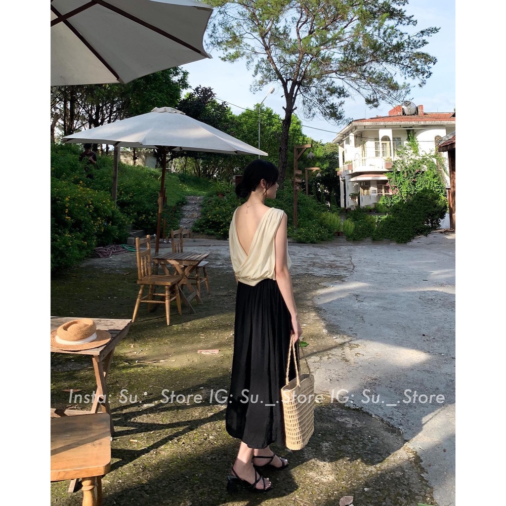 Áo đũi sát vai khoét lưng sâu A2368 SUSTORE