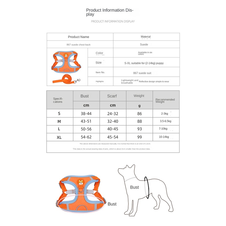 (MớI) Áo vest Dạ Quang Cho Thú Cưng