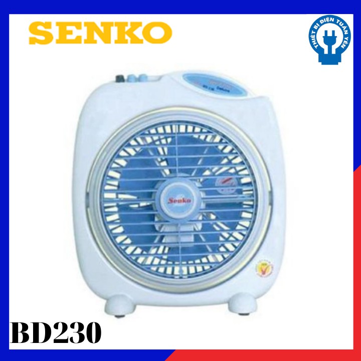 Quạt bàn đảo/quạt hộp 2 tấc Senko BD230 - Hàng chính hãng-Bảo Hành 12 tháng