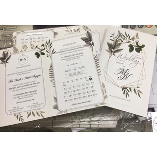 Thiệp cưới BT87B đẹp, rẻ vô địch, Hà Nội