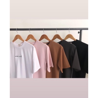 ÁO THUN NAM NỮ 100% COTTON - BASIC LOGO TEE - UNISEX