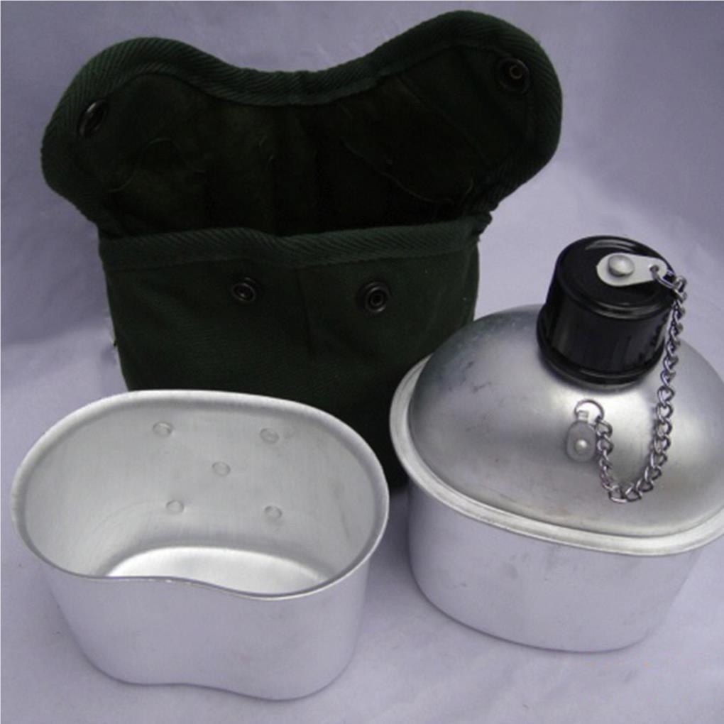 Set 3 Vỏ Bọc Bình Nước Bằng Nhôm 0 9L Tiện Dụng Mang Đi Du Lịch Cắm Trại