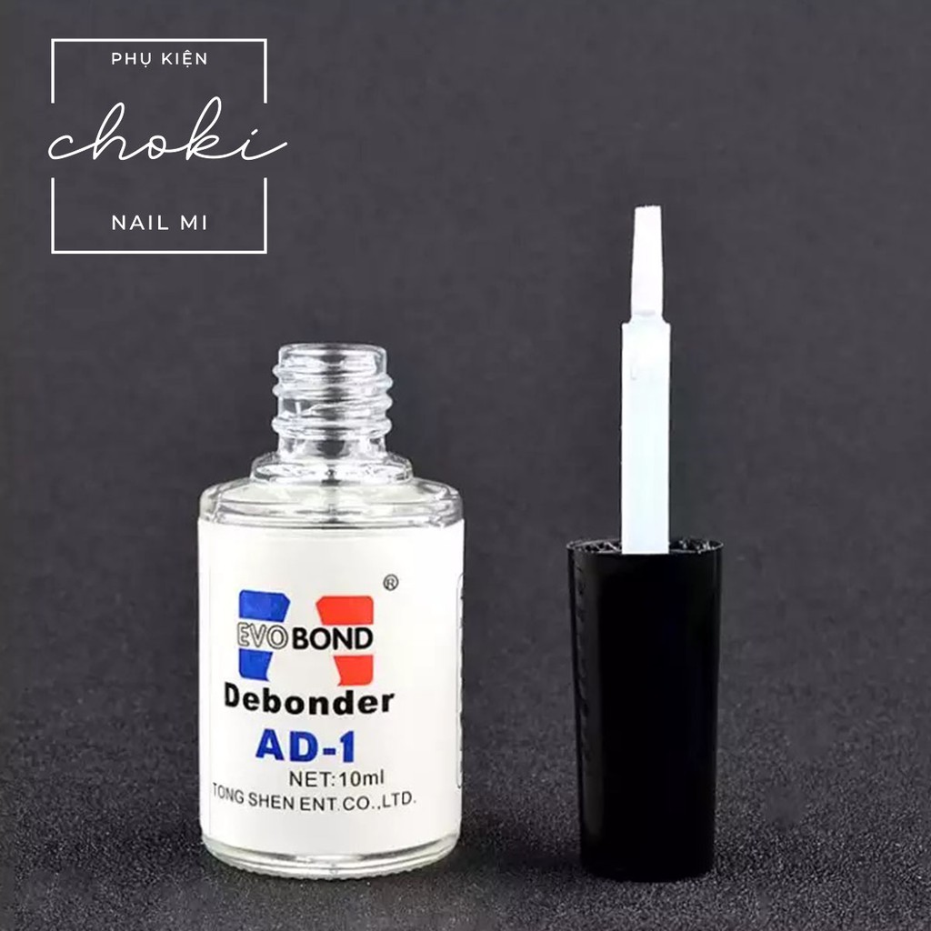 Nước tháo phụ kiện móng, tháo móng giả Debonder 10ml chuyên dụng cho làm nail, an toàn, hiệu quả CHOKI NAIL MI  - SD001