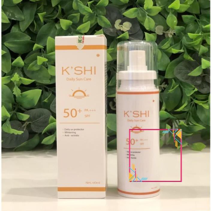 [ƯU ĐÃI SỐC] Kem Chống Nắng Bảo Vệ Và Dưỡng Trắng Da K’SHI Daily Sun Care 60ml SPF 50+ PA+++