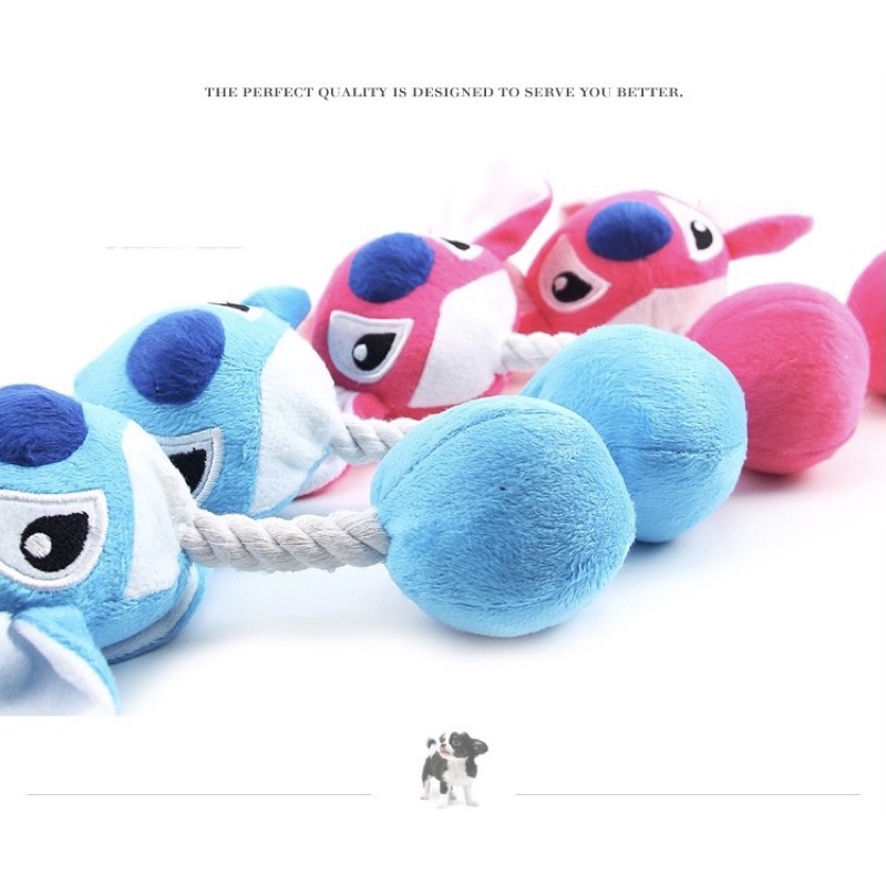 Đồ chơi nhồi bông dây thừng Stich cho thú cưng