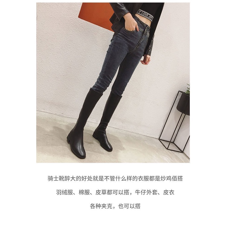 Giày Boot Cổ Cao Đế Cao ThờI Trang Cho Nữ Size 35-42