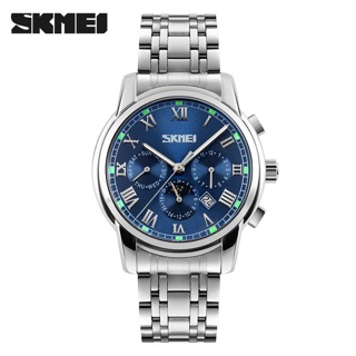 Đồng hô nam chống nước skmei 9121 dây thép không gỉ +tăng 1 viên pin