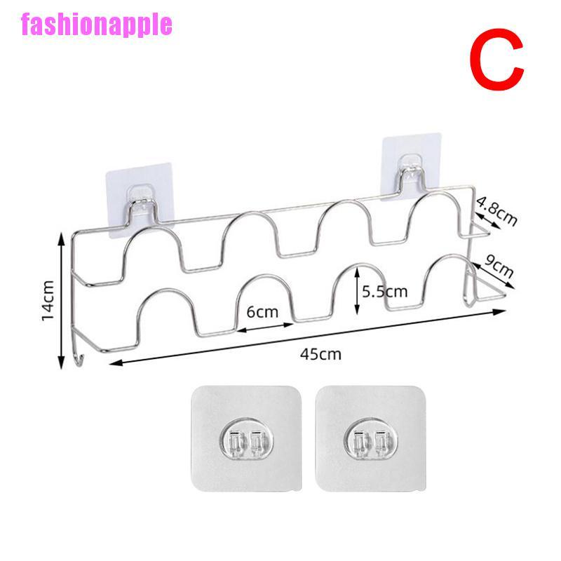 Giá treo dép inox dán tường cao cấp