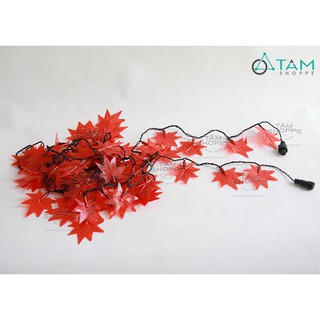 Dây đèn led trang trí Lá phong đỏ TTTM